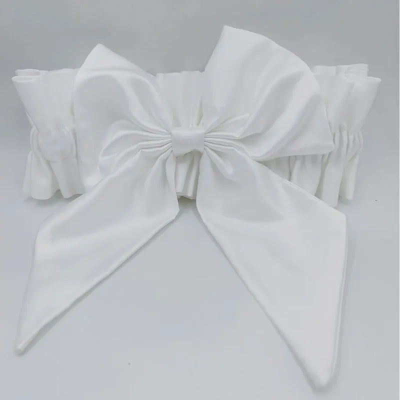 Luxury Satin Large Bow Newborn Photography Sash - Elastic Swaddle Sash  Wrap for Baby Photo Shoot, Maternity Prop Decor