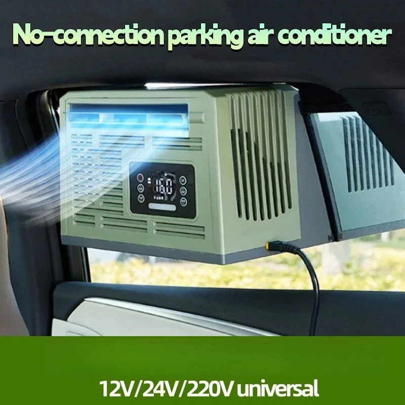 Portable Parking Air Conditioner Small Portable Car Energy Saving Air Conditioner Ductless: Hassle -Free for Car Window Mounting