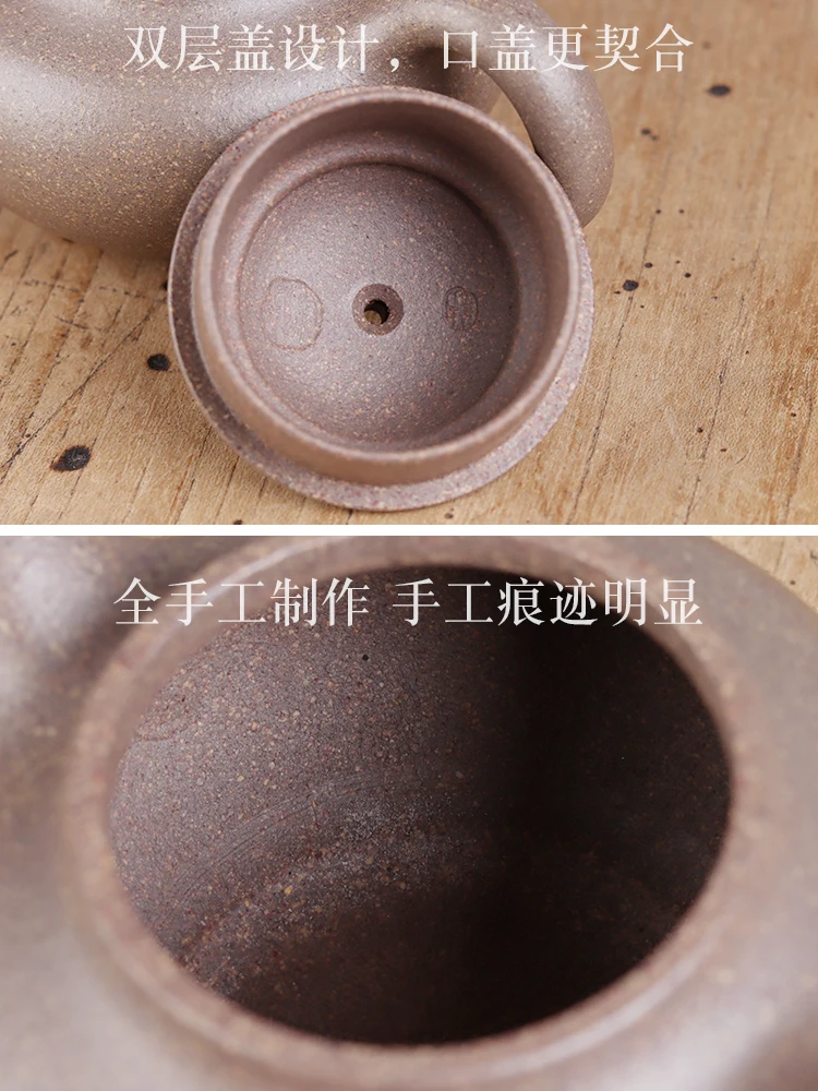 Deyuanchang Yixing Purple Clay Teapot, Handma, Colorful Section, Rongtian High Skilled Worker Wu Shujuan, Fully