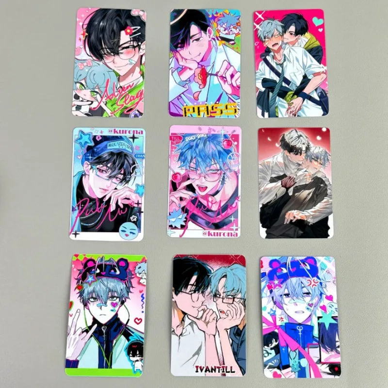 

Alien Stage photo cards anime Mizi Ivan small card 3inch Message Collection kids friends Gift Waterproof diy Hand account cos