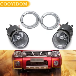 Car Front Bumper Fog Light Foglamp Driving Lamp Head Light Anti-Fog Lamp Foglight Car Lights For Nissan Paladin D22 2004-2015