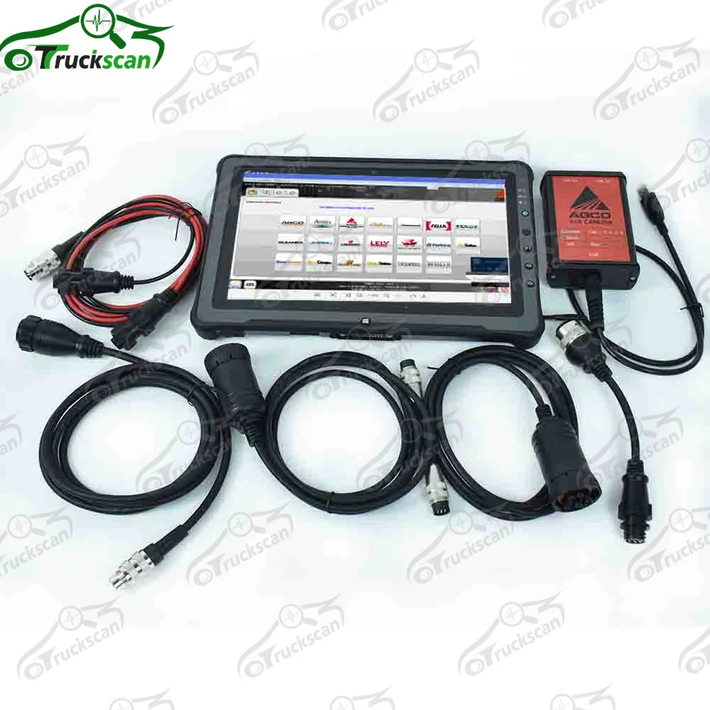 Heavy Duty Agricultural Diagnosis Scanner For AGCO CANUSB EDT Interface Electronic Diagnostic Tool and F110Tablet