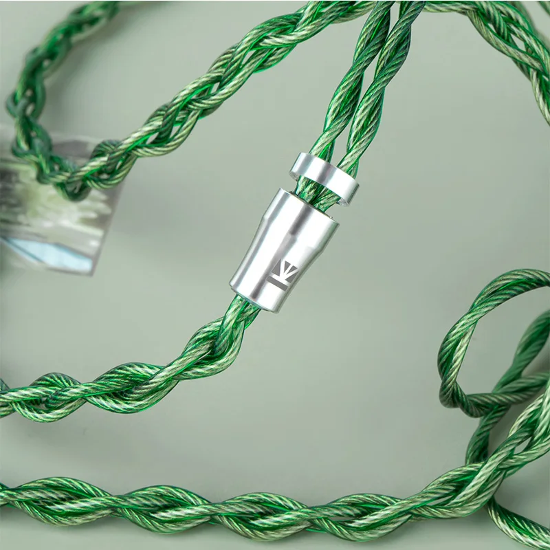 KBEAR Aegis Wire 4N Posrebrzany kabel słuchawkowy OFC HiFi, symetryczny kabel IEM 3.5/4.4mm do słuchawek KZ ZS12 PRO X ZA12 — zdjęcie produktu 4