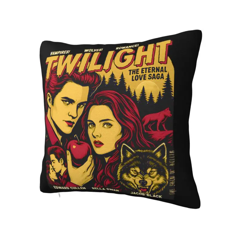 Modern Twilight Edward Cullen Cushion Cover 66*66 cm Velvet Throw Pillow Case Home Decorative Bedding Sofa Pillowslip