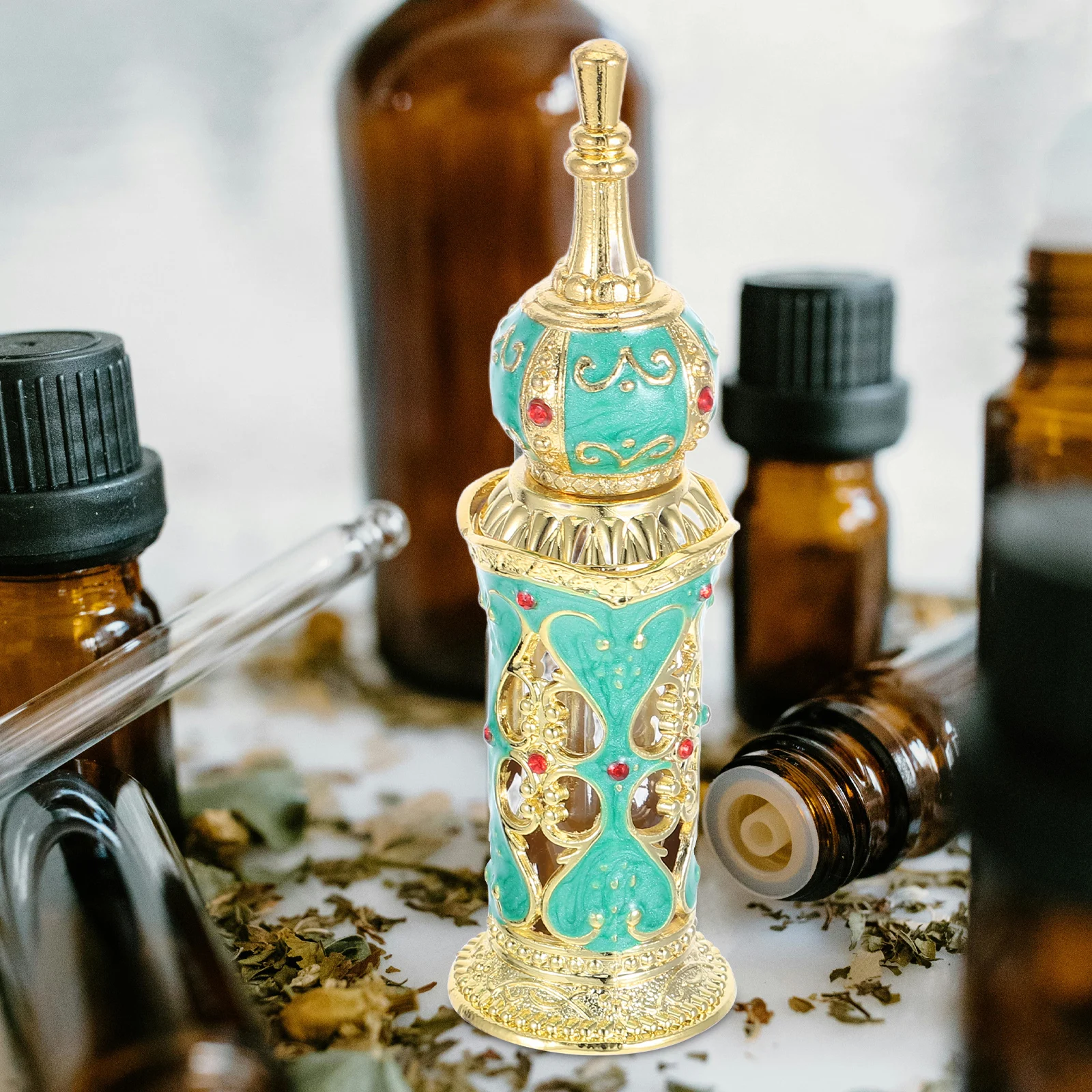 12 ML Perfume Flavor Bottle Empty Arabian Container Bottles Fragrance Middle Eastern Woman