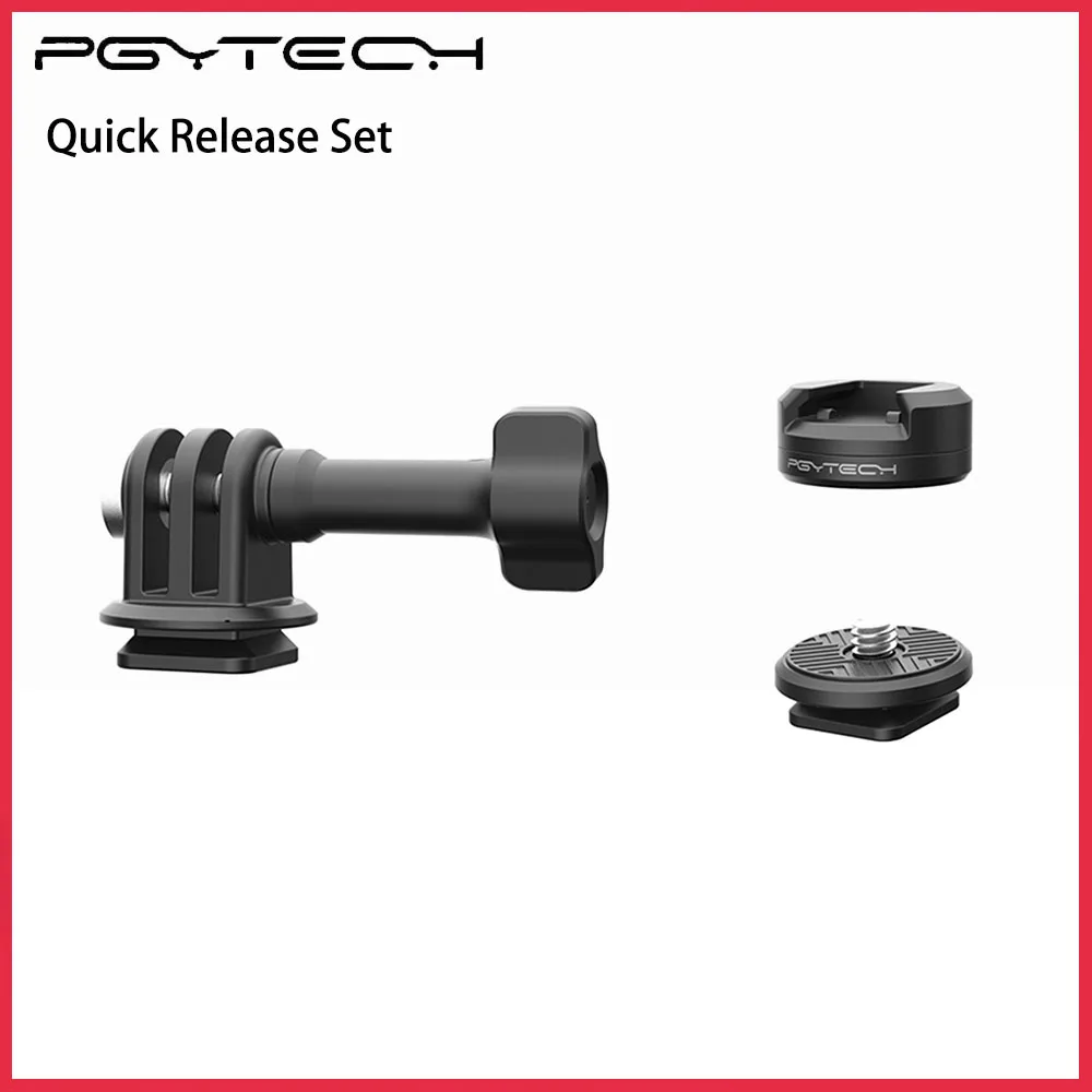 PGYTECH CapLock Action Camera Quick Release Set With 1/4\