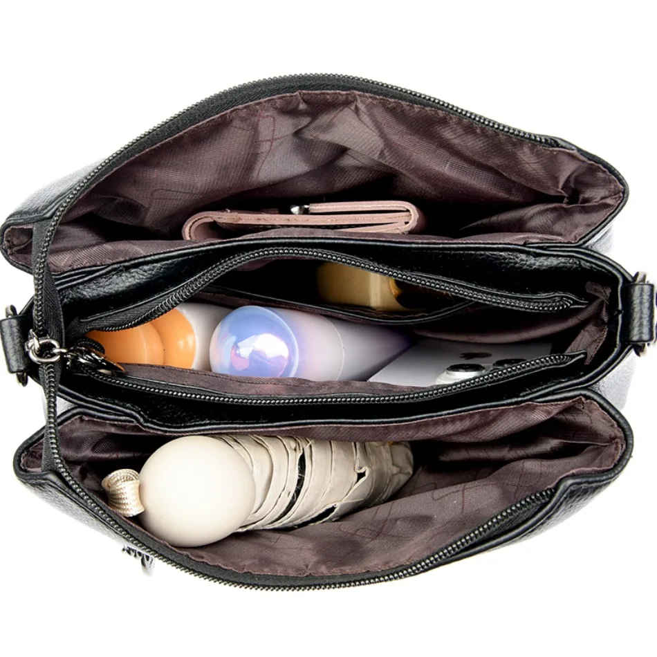 Borse di lusso Genuine borse da donna Designer borse A tracolla grandi in pelle di alta qualità per le donne 2024 borsa A tracolla Sac A Main