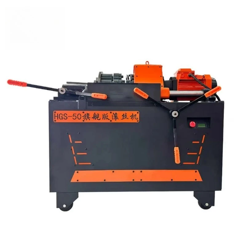 High Efficiency Steel Bar Thread Rolling Machine 16mm To 40mm Rebar Threading Equipment for Outdoor Industrial Use view 2