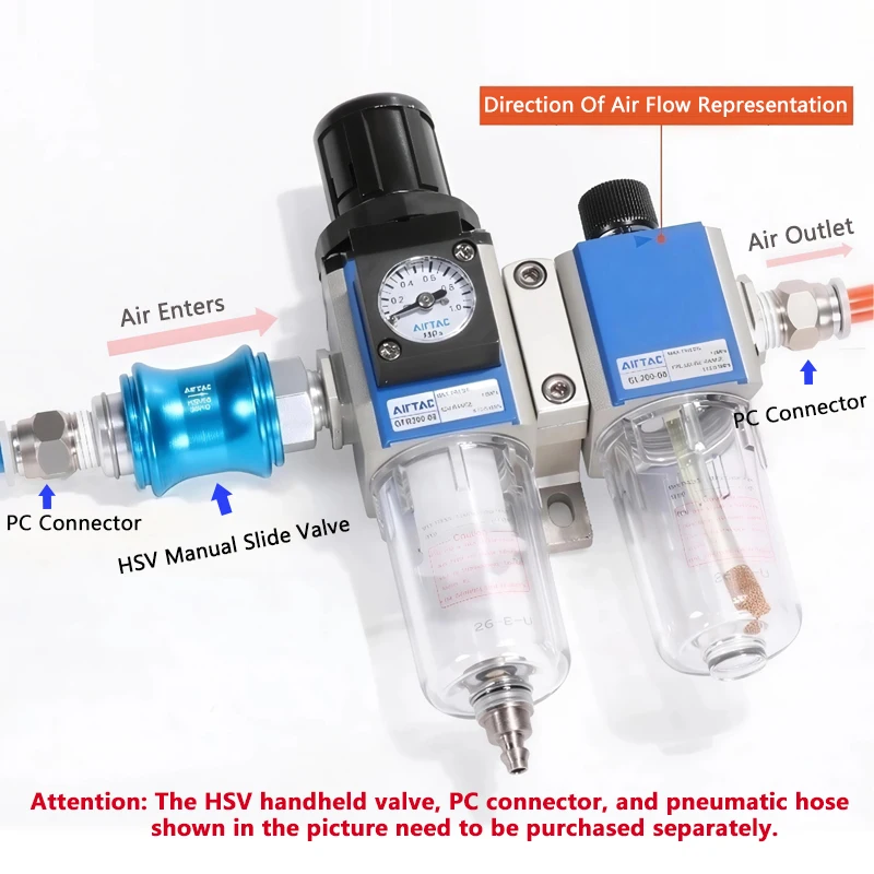 airtac-gr\gfr\gc\gfc\gf\gl-200-300-400-600-air-source-processor-oil-water-separator-filter-pressure-regulating-valve