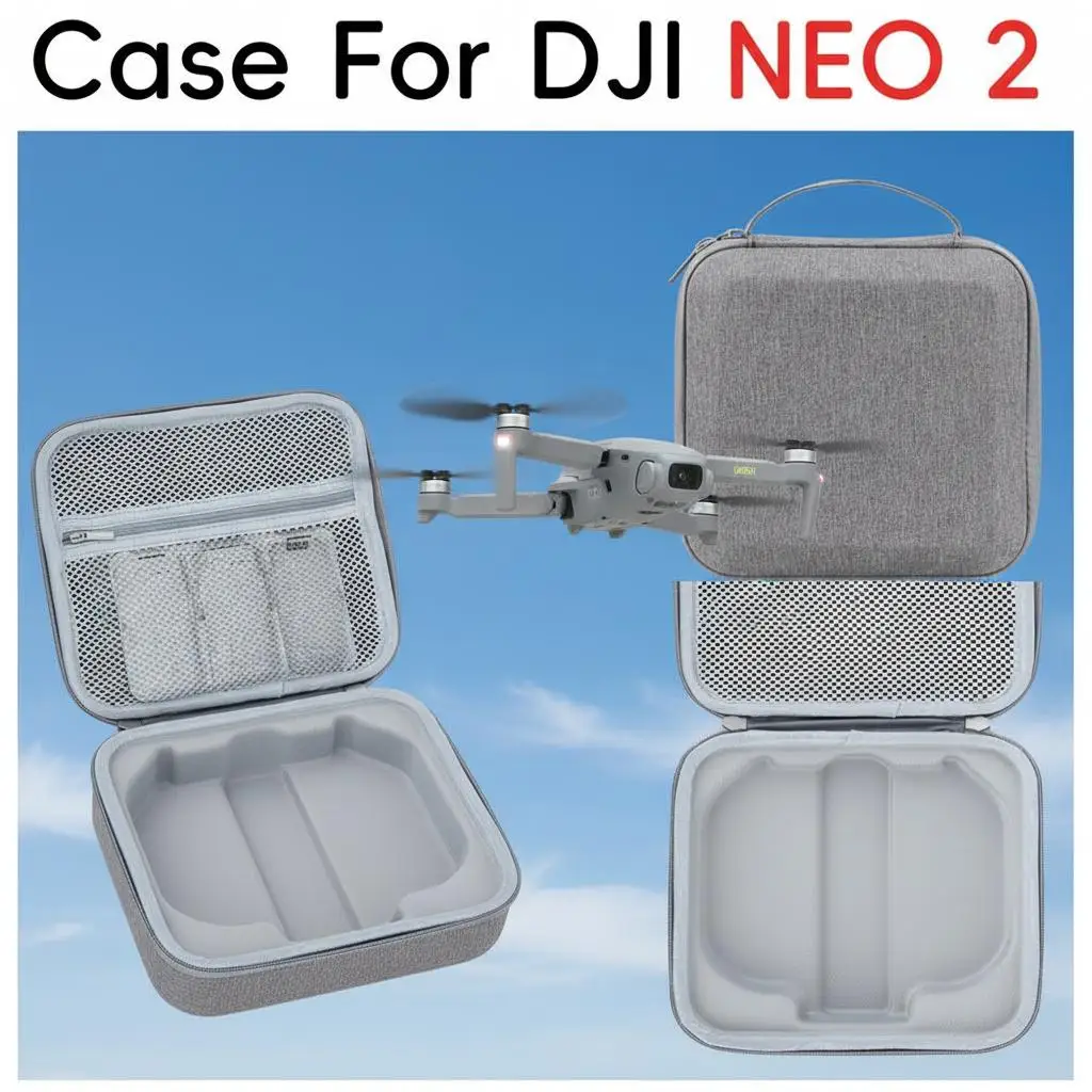 Per DJI Neo 2 Drone custodia portatile custodia rigida custodia da trasporto scatola custodia protettiva antigraffio impermeabile accessori