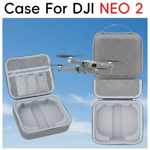 Bolsa de almacenamiento portátil para Dron DJI Neo 2, caja de Estuche de transporte de carcasa dura, funda protectora impermeable antiarañazos, accesorios