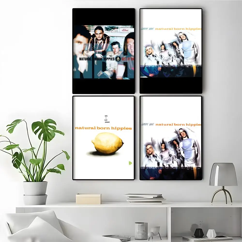 Natural Born Hippies Rectangle Art Print Home Bar Decoration Trending Home Decor Poster