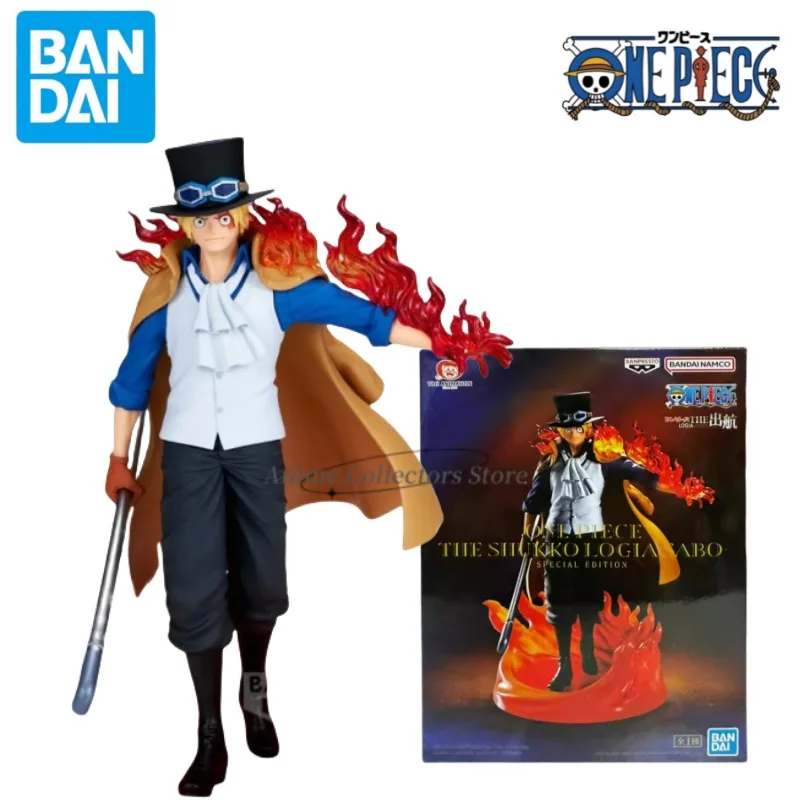 

Оригинальная аниме-фигурка Bandai, цельная фигурка с логотипом SABO, коллекционная фигурка, игрушки, модель куклы BANPRESTO