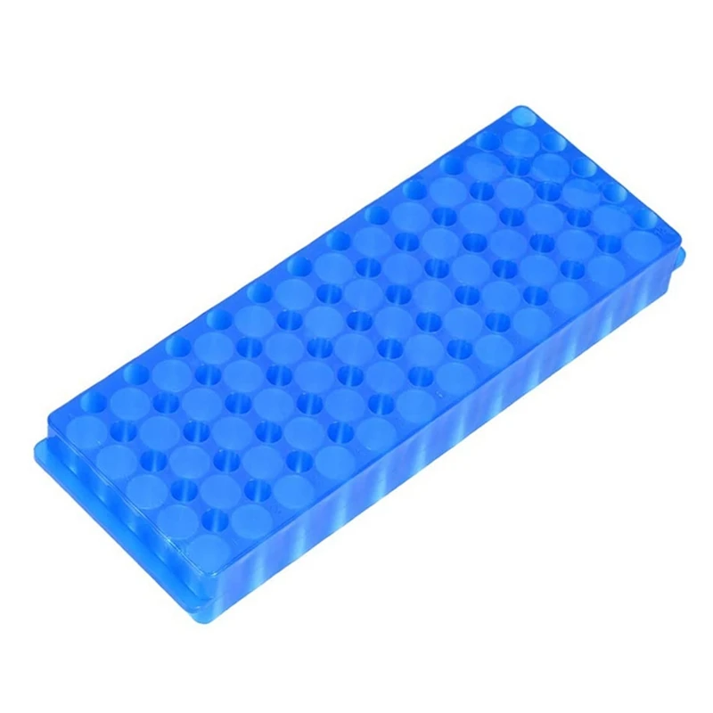 4 قطع من رف أنبوب الطرد المركزي البلاستيكي على الوجهين مع 60 فتحة، 0.5ML1.5ML/2ML EP أنبوب الرف متين وسهل الاستخدام