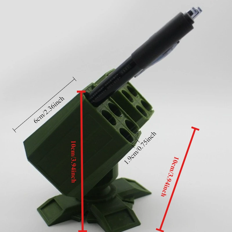 New Anti-Aircraft Gun Pen Holder 3D Printed Pen Stand Missile Storage Pen Holder Military Enthusiast Creative Christmas Gift gallery 3