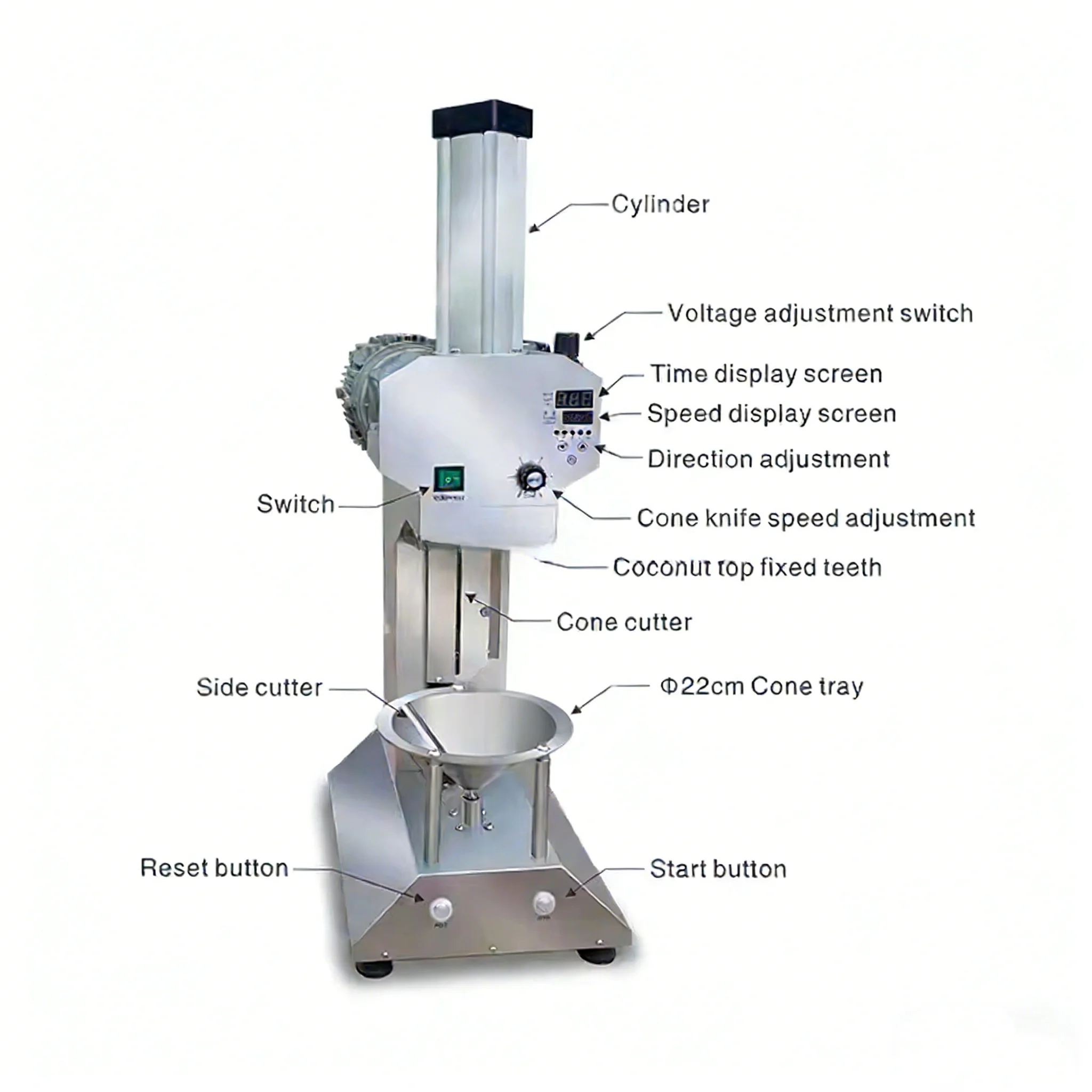 Coconut Shelling Machine/tender Coconut Peeling Machine Price