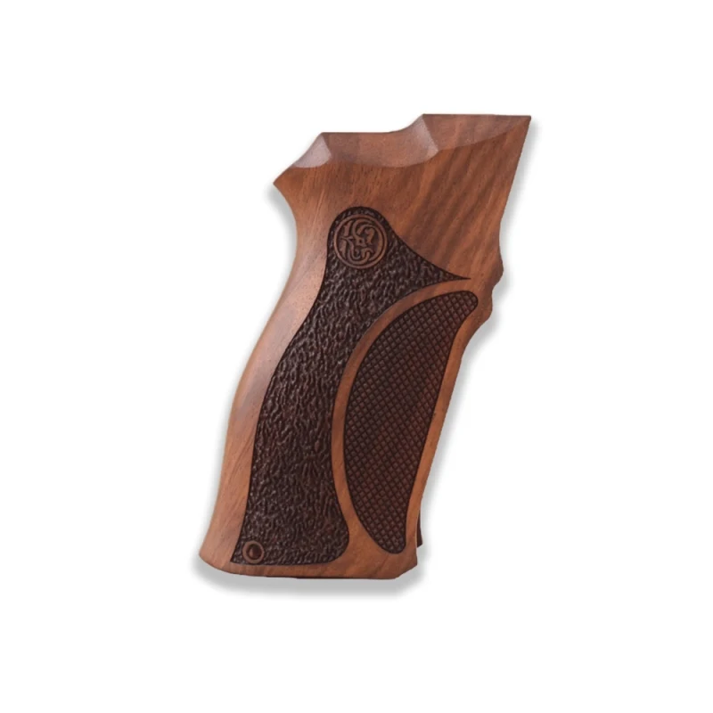 KSD Brand Smith Wesson 5904-5906 Compatible Walnut Grips Double-Checkering