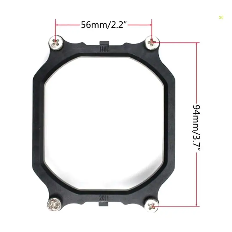 Round LGA2011 Base Bracket for X79 Motherboard CPU Radiator Holder Fix Socket Dropship