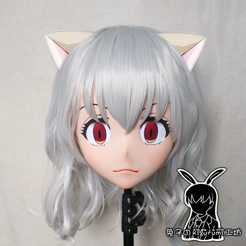 (RK9182)Top Quality Handmade Female Resin Cosplay Japanese Role Play Pedro Kigurumi Mask Crossdresser Doll Transgender Mask