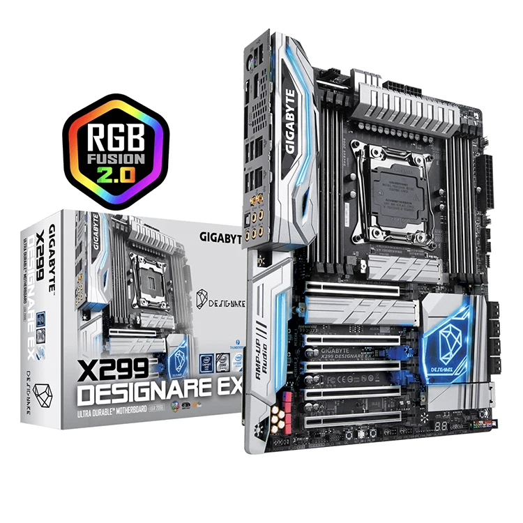 X299 DESIGNARE EX Motherboard with  X299 Chipset LGA 2066 Supports 9th Gen  Core X Series Processors