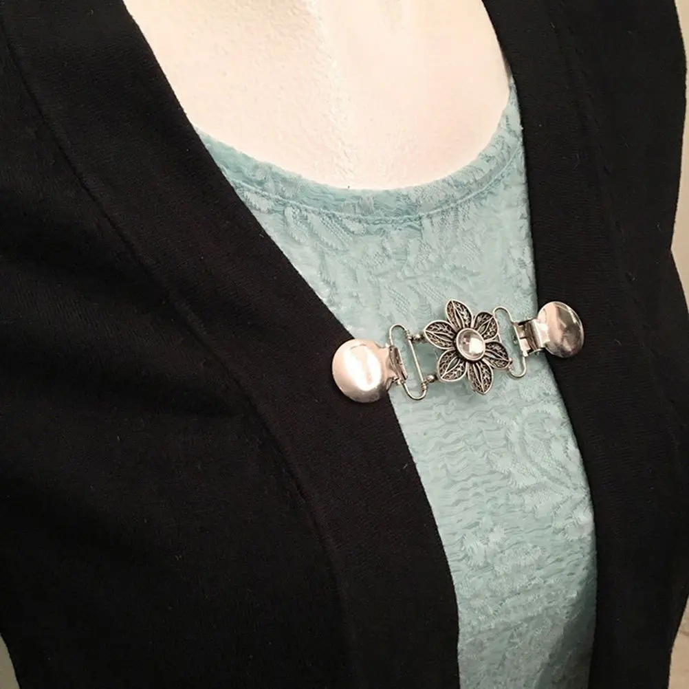 

6Pcs Brooch Pin Alloy Chic Fashion Brooch Collar Clip Clothing Decoration Lapel Pin Accessories Clothing Decor