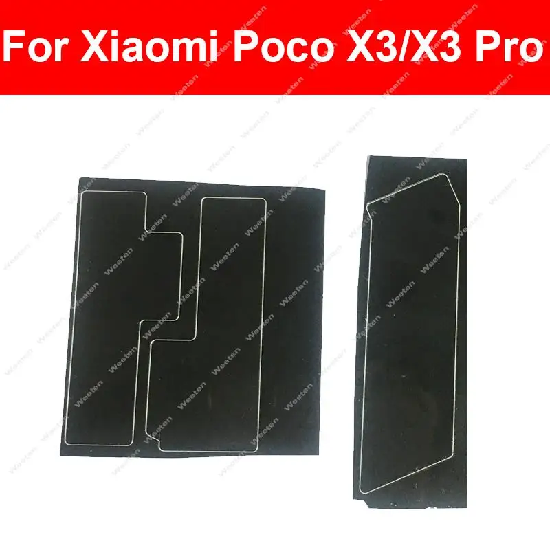 For Xiaomi POCO X3 X3 Pro Back Battery Adhesive Glue Tape Repaclement Parts