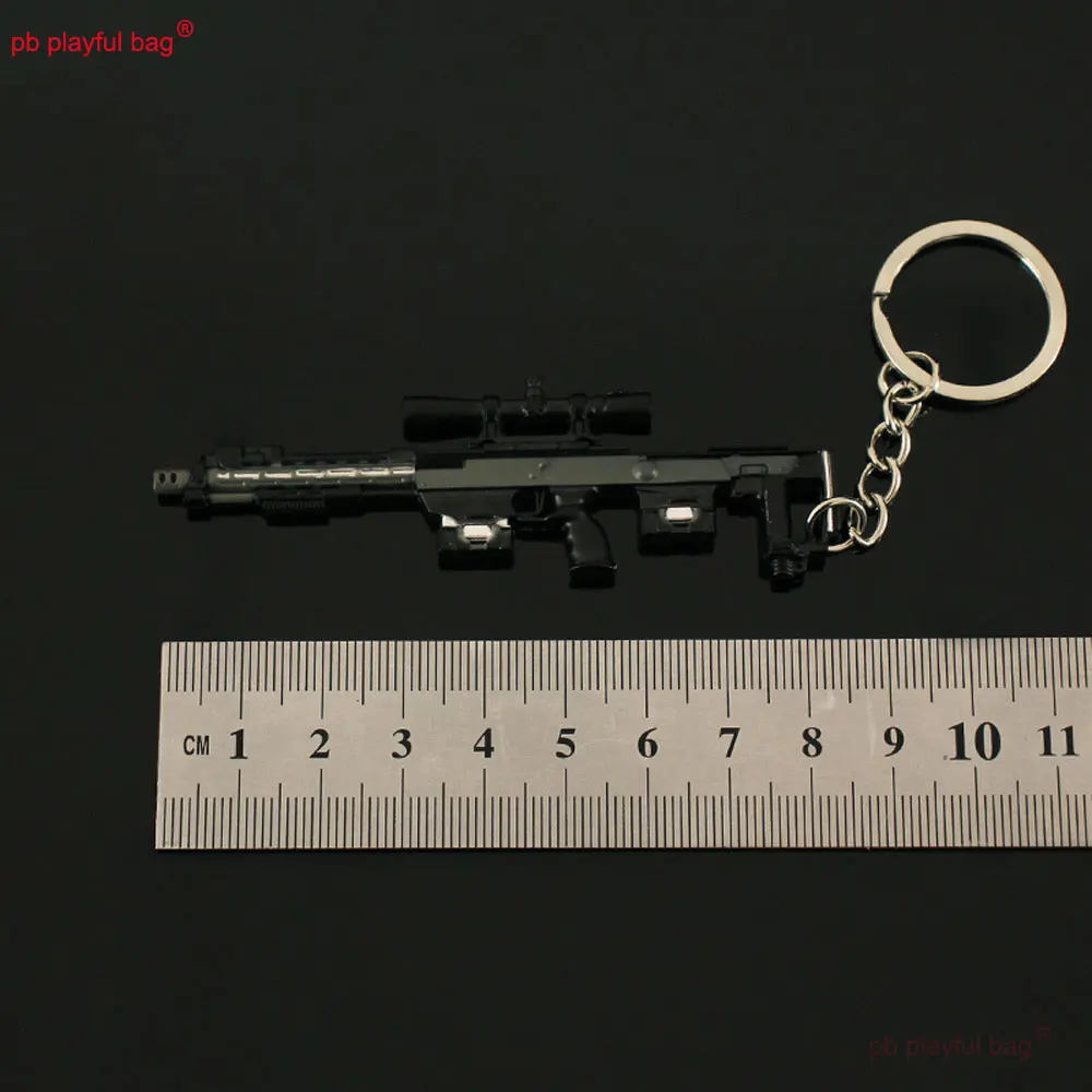 9cm Mini Stopowy Wisiorek Mała Karabinowa Karabinka Snajperskiej DSR-1 Model Pistolet Brelok Ozdoba Figurki Akcji Prezenty Kolekcje Zabawki dla Dzieci ZG420