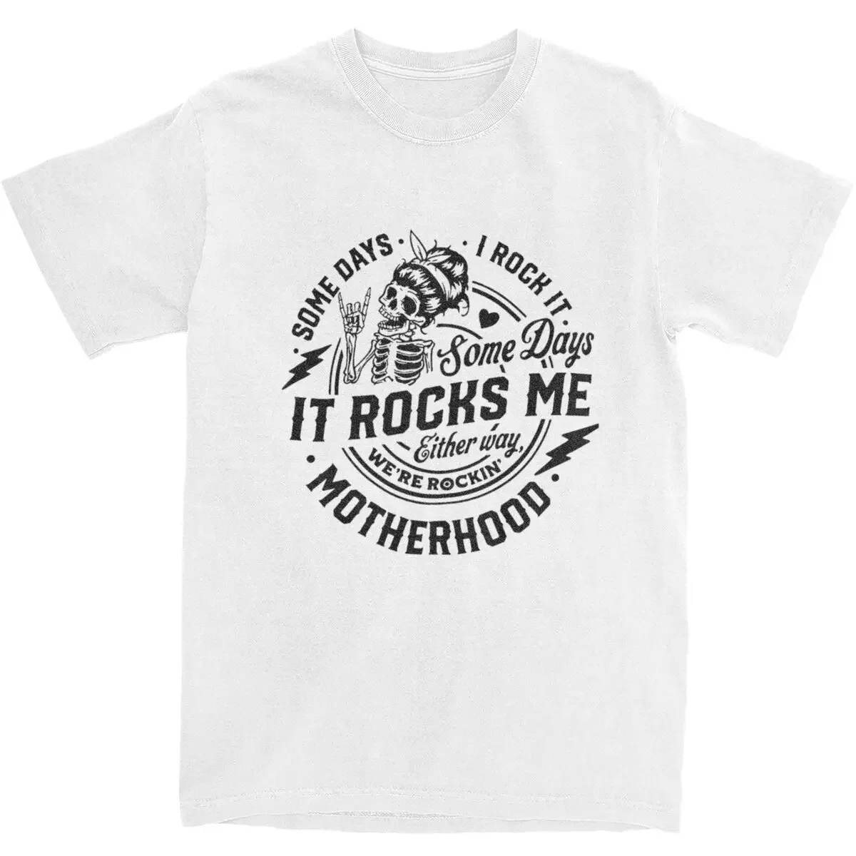 Men Women's Motherhood Rock Mama Shirts Merchandise Vintage 100% Cotton Rock N Roll Fans T Shirt Top Tee Clothes Classic