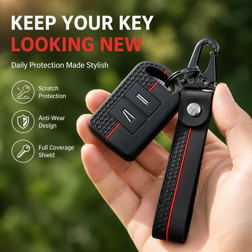 Flexible Key Cover For Opel Agila Corsa C Combo Meriva Tigra For Vauxhall Agila Corsa C Combo Meriva Tigra with swivel clip