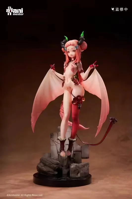 Oryginalny AniMester Little Succubus Yayazi 1/7 maszyna dziewczyna model figurki YaYaKo Anime rysunek statua animacja postać zabawki prezent