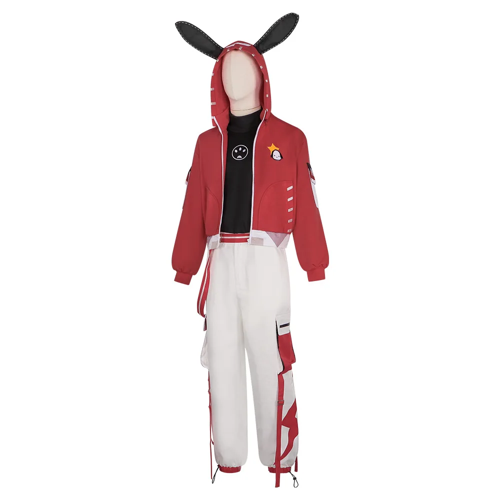 Luca BalsaNew لعب الأدوار سجين الجلد تأثيري حلي شعر مستعار الزي اليومي كوميك كون القتال تمويه هالوين