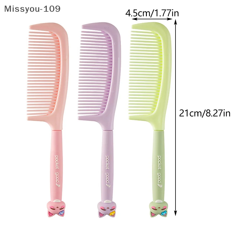 مشط سيليكون ناعم محمول على الطراز الكرتوني لتصفيف الشعر - فرشاة شعر خفيفة الوزن وصديقة للسفر مثالية للفتيات #6