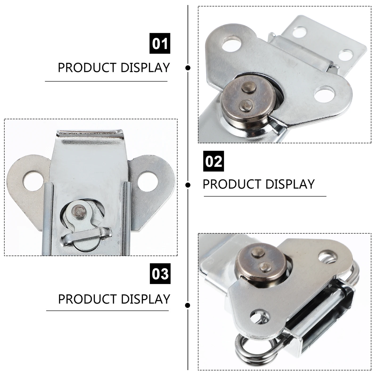 

Alloy Security Twists Lock For Package Boxes Aviation Case Box Zinc Spring Loaded Twists Latch Box Cabinet Tool Spring Loaded