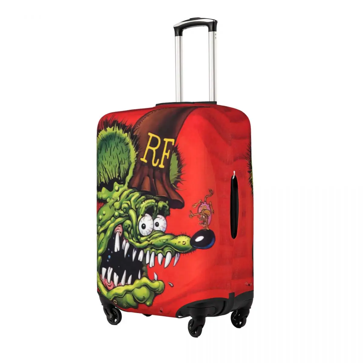 The Rat Fink Print Luggage Protective Dust Covers Elastic Waterproof 18-32inch Suitcase Cover Travel Accessories