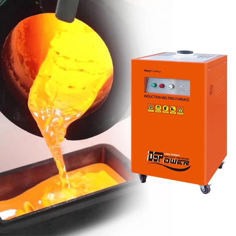 Yihui Casting 10kg Energy Saving Simple Gold Smelting Machine Precious Metal Casting Industrial Furnace at Competitive Price