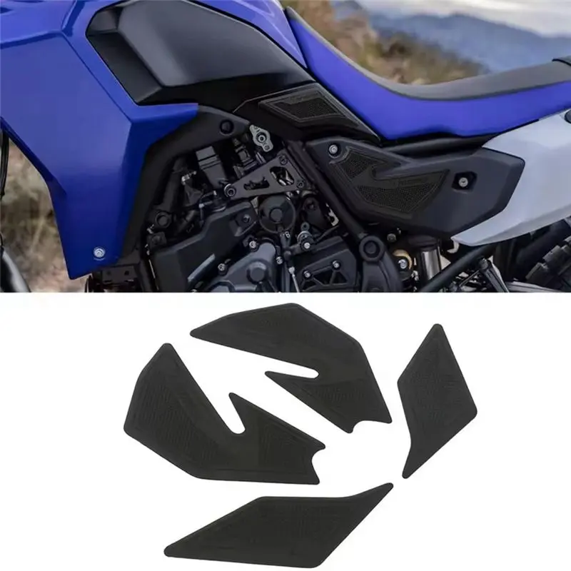 Leading-Edge-Motorcycle Fuel Tank Pad Tank Pad For TENERE 700 Non-Slip Side Fuel Tank Pad Motorcycle Accessories