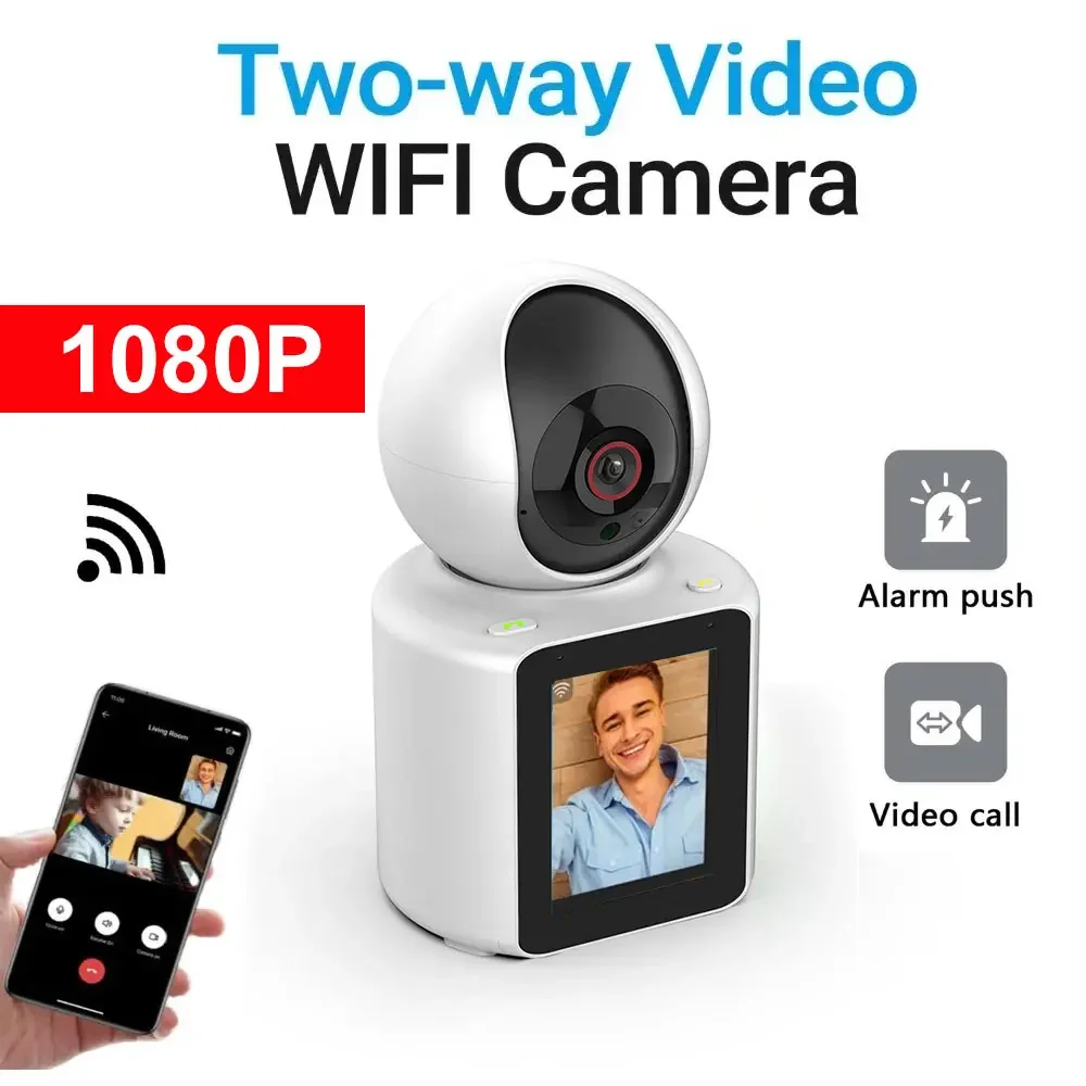 

1080P Mini Camera WiFi Baby Monitor Indoor Security Surveillance Night Vision PTZ IP Cam Audio Video Recorder For Smart Home