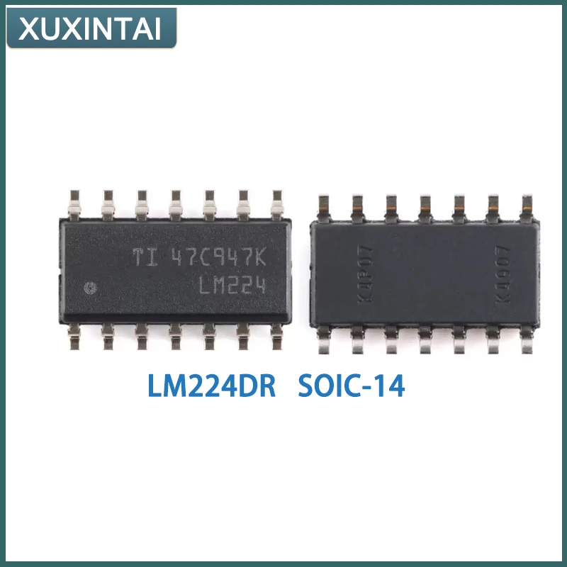 10Pcs/Lot New Original  LM224DR LM324DR LM324ADR LM2902DR LM324PWR LMV324IDR LMV324IPWR LM2902 TLV9064IDR TLV9064IPWR TLV2374I