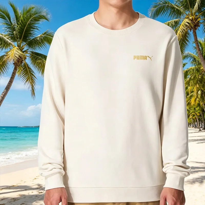 PUMA Men's French Terry Pullover Hoodie Sweatshirt 693714-87 Casual Daily Sports Top