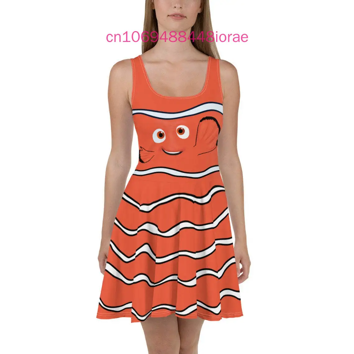 

Disney Nemo Fish 3D Cosplay Costume Dress 3D Print 2025 New Finding Nemo Fashion Street Y2K Women Dress