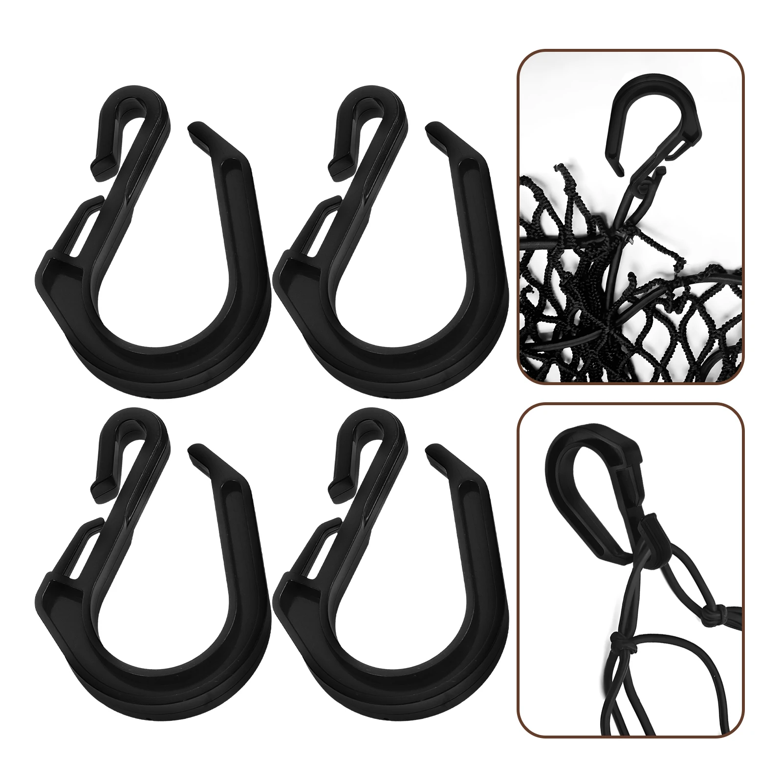 

10pcs Automobile Cargo Hook Multi-Functional Car Net Hooks Trunk Organizer Durable Vehicle Accessories Back Seat