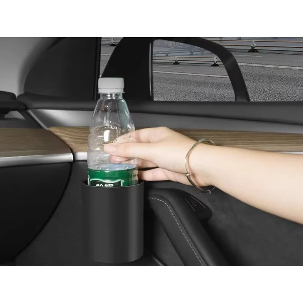 

For Tesla Refreshed Model Y 3 2017 2018 2019 2020 2021 2022 2023 Water Cup Holder Car Door Front Rear Seats 1pc 2pcs 4pcs