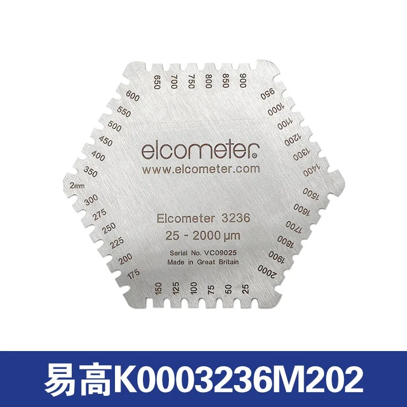

British Elcometer 112 & 3236 Wet Film Thickness Gauge Wet Film Gauge Film Comb Testing