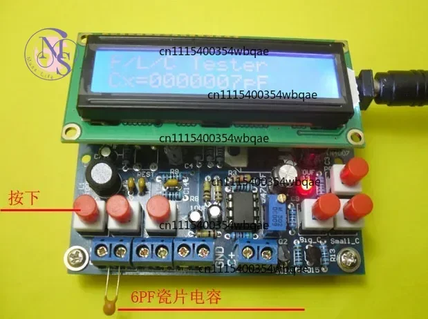 ZOCI-FOR-DIY Kit LCD Digital Tester Capacitance Inductance Frequency Meter Cymometer Module, Replacement Parts