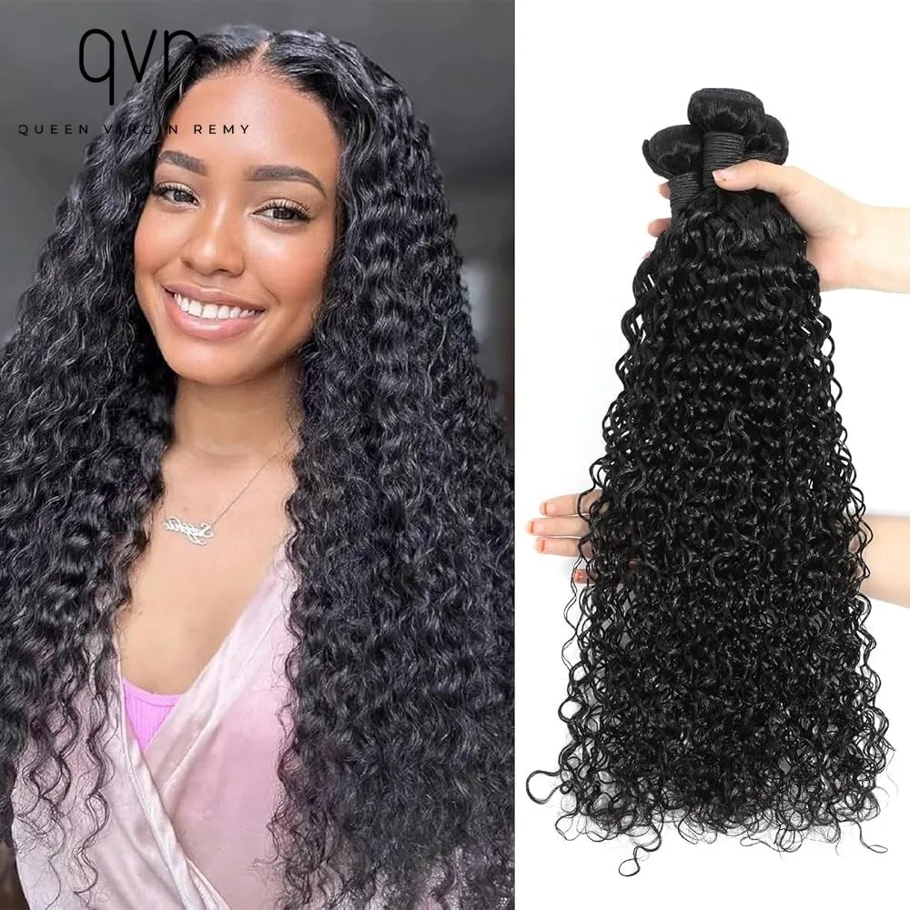

Кудрявые вьющиеся пучки волос, 100% человеческие пучки Remy Jerry Curl Weave 26, 28, 30 дюймов, готовые в салоне индийские пучки человеческих волос