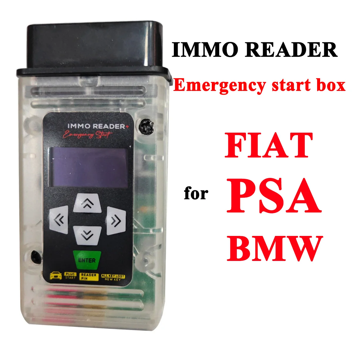 For PSA OBD Emergency Start Case All Key Lost Immobilizer BSI Code Reading Tool Bypass for FIAT Force Ignition for BMW