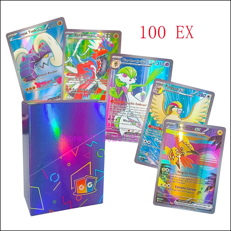 20 54 60 100 Pcs Pokemon TAG TEAM GX VMAX V MAX Shining Battle EX