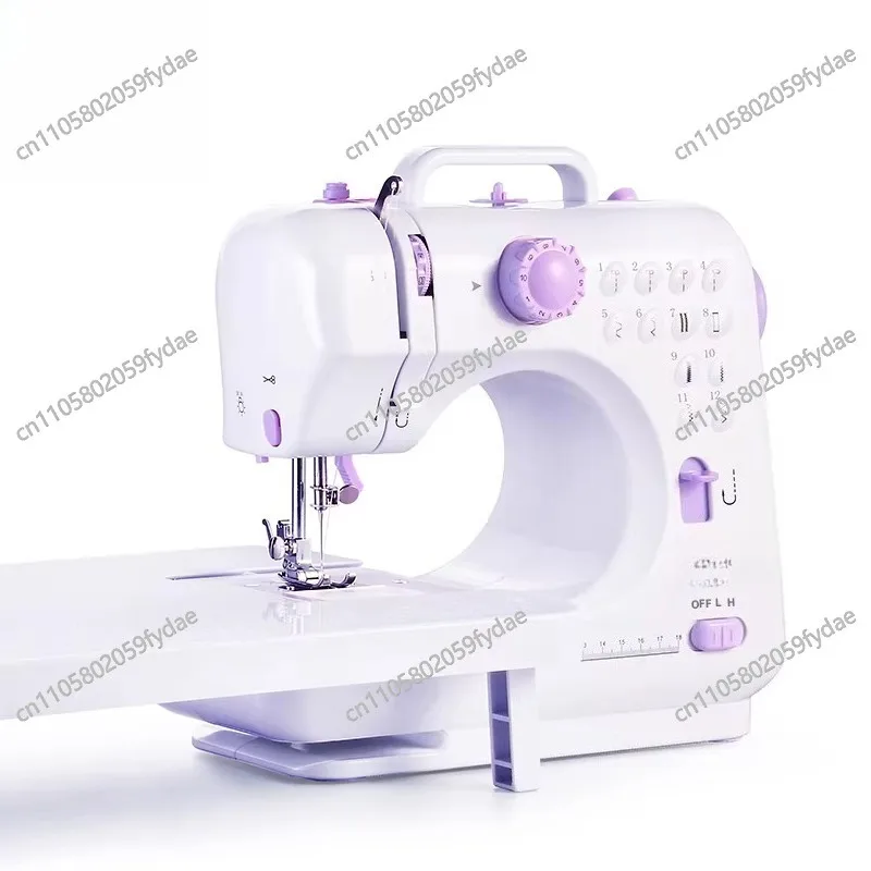 505A Home Electric Multi-Function Sewing Machine with Thick Fabric Hemming Capability and Mini Lockstitch Attachment