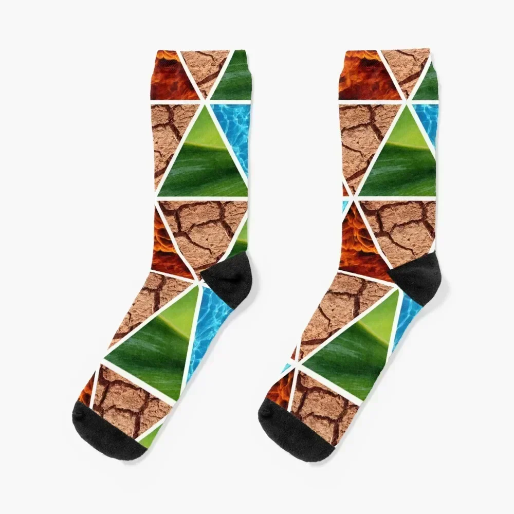 

Four Elements Socks funny gift anti-slip moving stockings Luxury Woman Socks Men's anime Soccer kids Men Socks Women's