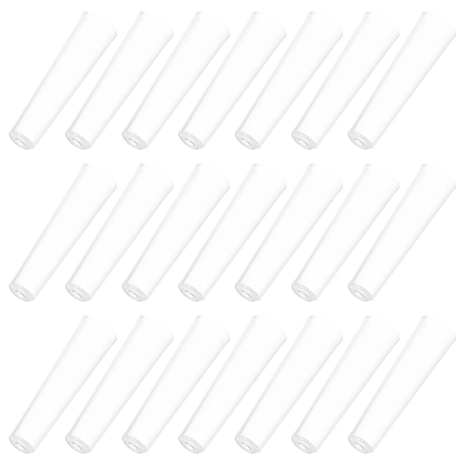 50Pcs Clear Pencil Extender Caps: Precision Fit Pencil Holder Protector for Drawing Writing Stationery Tools Portable Design